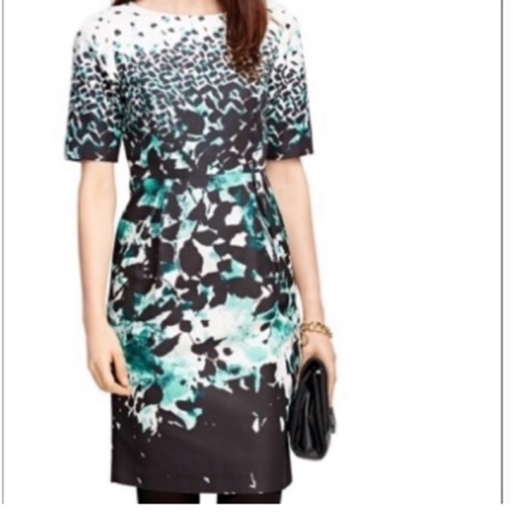 Brooks Brothers Green and Black dress - Size 8 - NWT